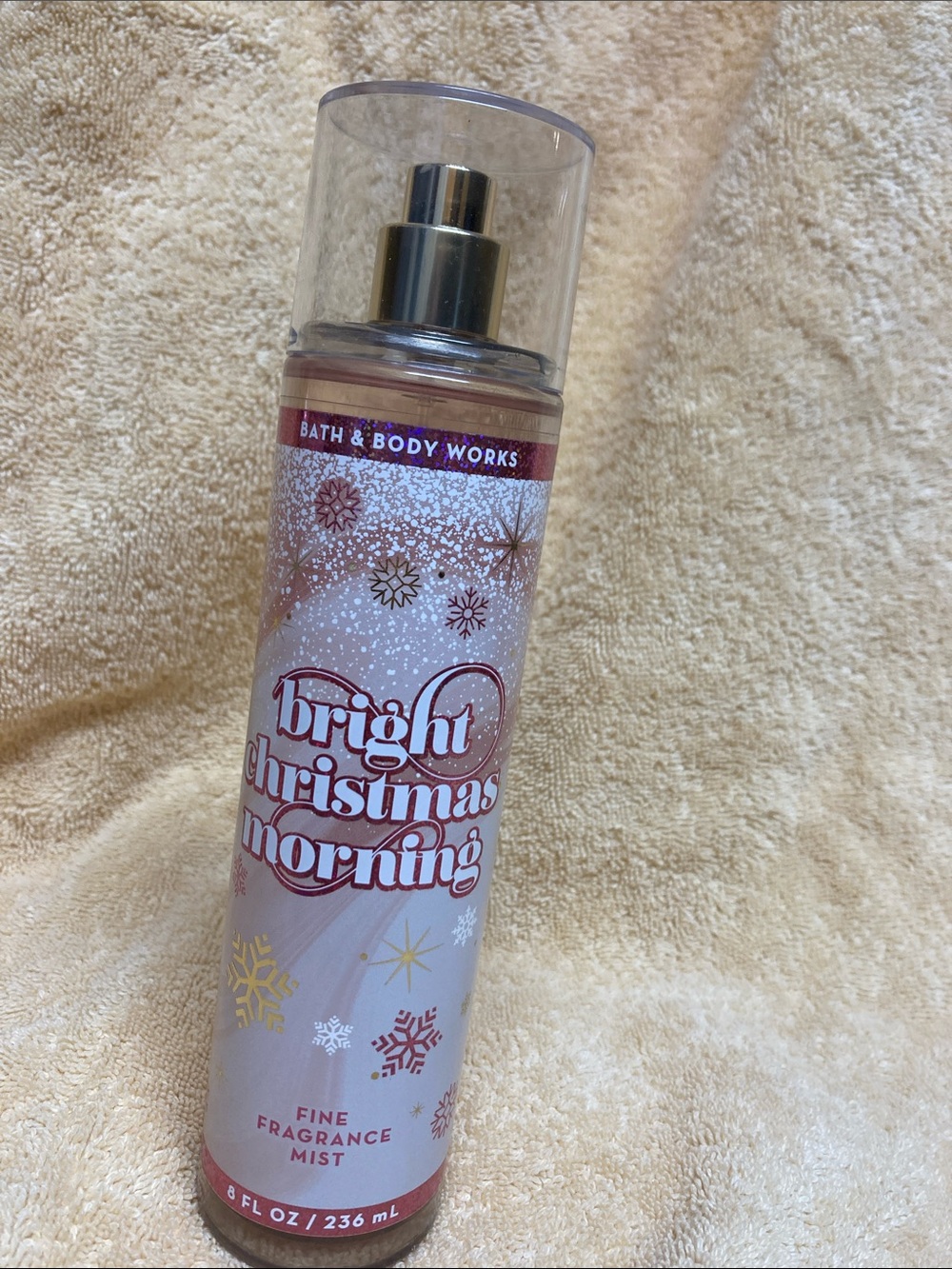 Bath & Body Works Bright Christmas Morning Fine Fragrance - Pink